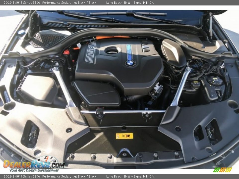 2019 BMW 5 Series 530e iPerformance Sedan Jet Black / Black Photo #8