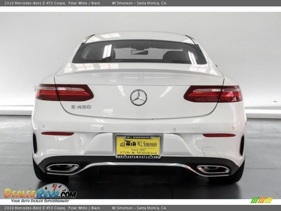 2019 Mercedes-Benz E 450 Coupe Polar White / Black Photo #3