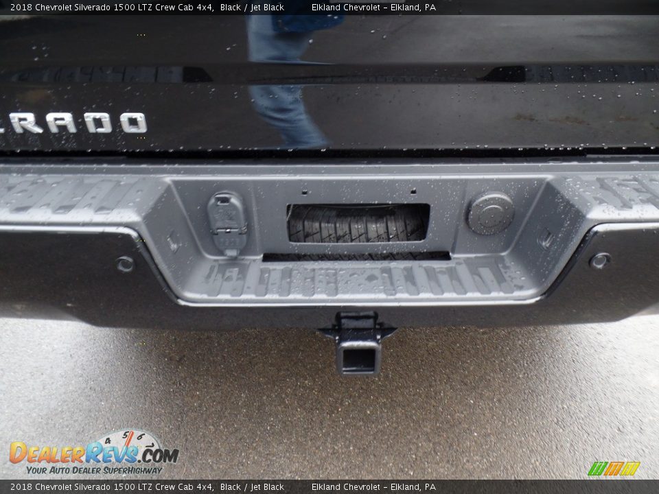 2018 Chevrolet Silverado 1500 LTZ Crew Cab 4x4 Black / Jet Black Photo #12