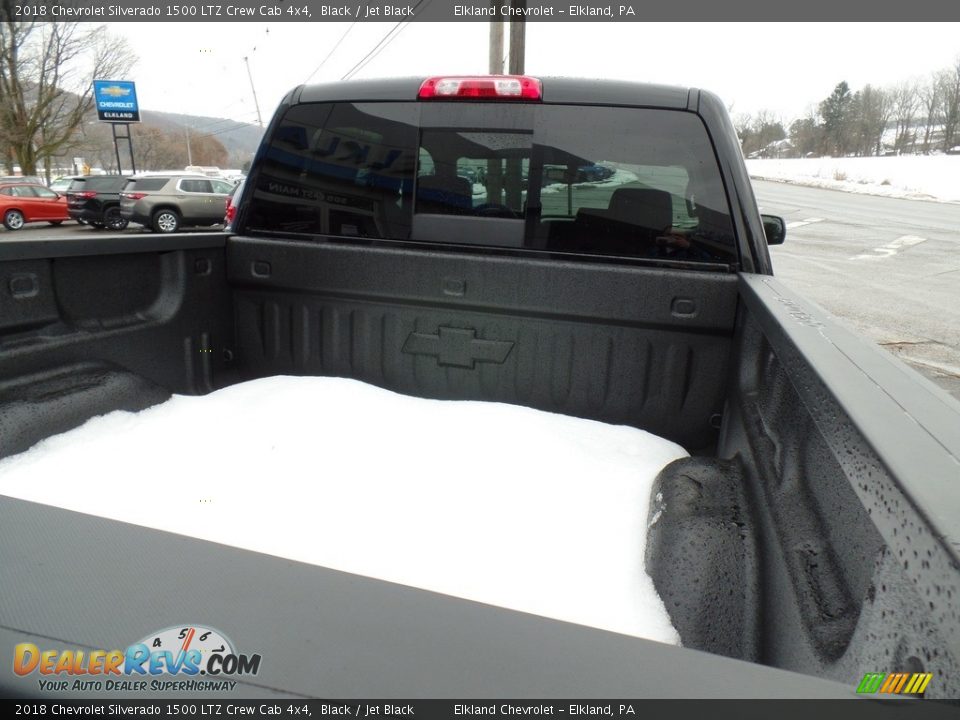 2018 Chevrolet Silverado 1500 LTZ Crew Cab 4x4 Black / Jet Black Photo #14
