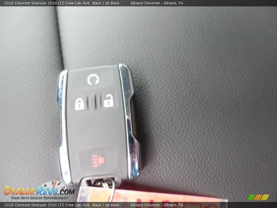 2018 Chevrolet Silverado 1500 LTZ Crew Cab 4x4 Black / Jet Black Photo #20