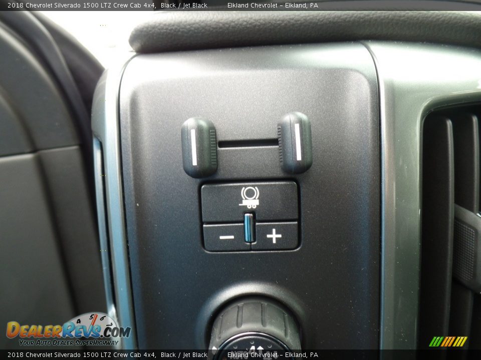 2018 Chevrolet Silverado 1500 LTZ Crew Cab 4x4 Black / Jet Black Photo #27