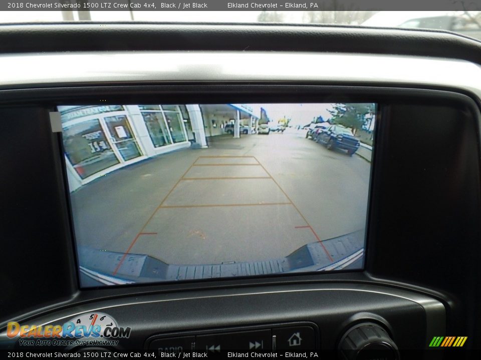 2018 Chevrolet Silverado 1500 LTZ Crew Cab 4x4 Black / Jet Black Photo #33