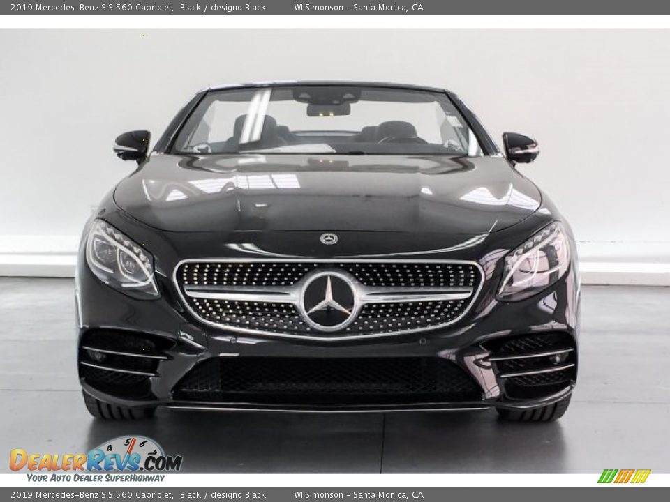 2019 Mercedes-Benz S S 560 Cabriolet Black / designo Black Photo #2