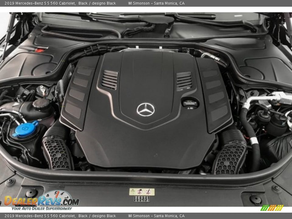 2019 Mercedes-Benz S S 560 Cabriolet 4.0 Liter biturbo DOHC 32-Valve VVT V8 Engine Photo #9