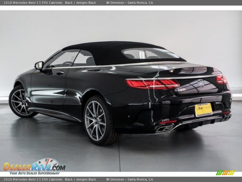 2019 Mercedes-Benz S S 560 Cabriolet Black / designo Black Photo #10