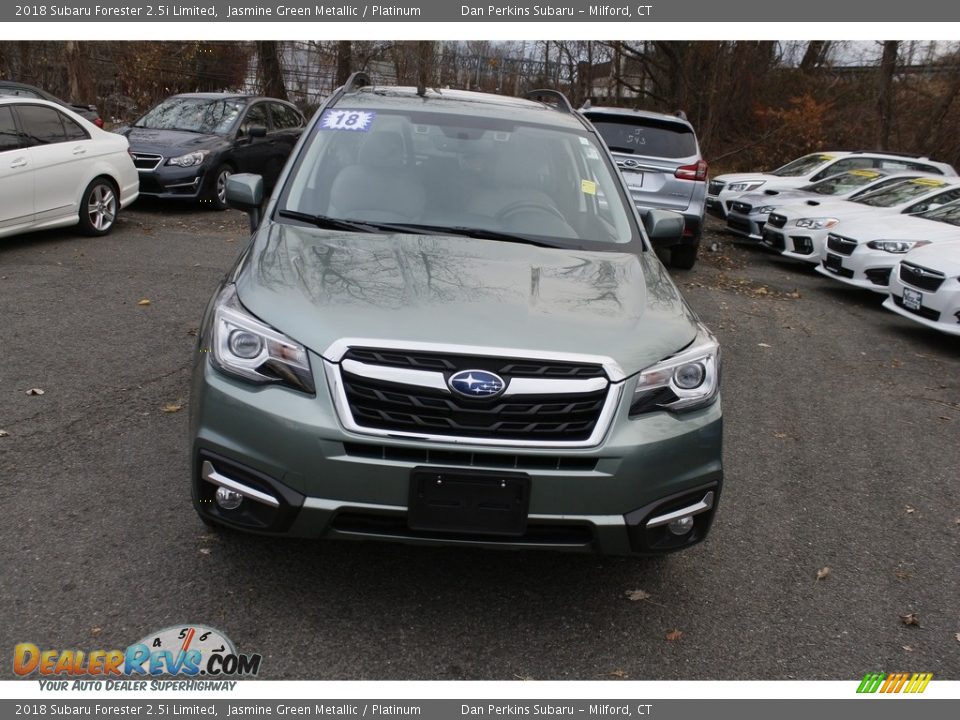2018 Subaru Forester 2.5i Limited Jasmine Green Metallic / Platinum Photo #2