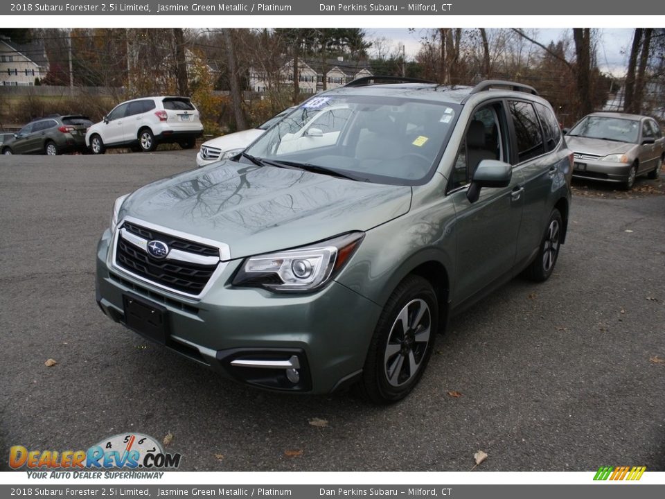 2018 Subaru Forester 2.5i Limited Jasmine Green Metallic / Platinum Photo #3