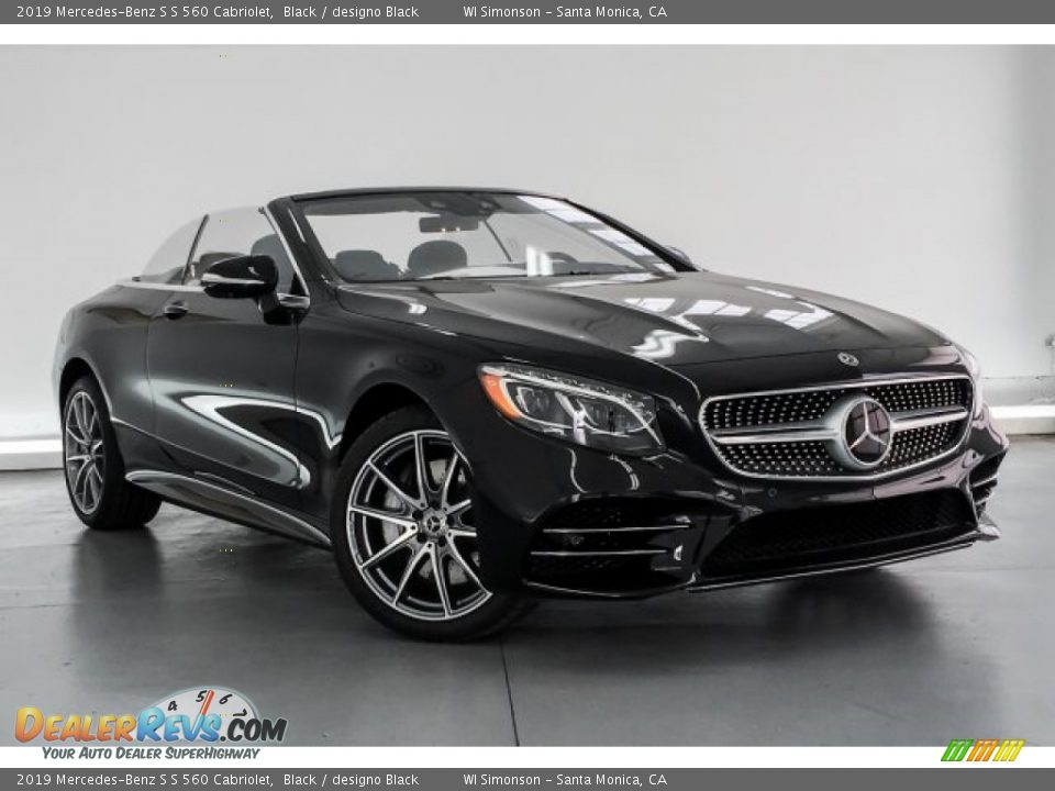2019 Mercedes-Benz S S 560 Cabriolet Black / designo Black Photo #14