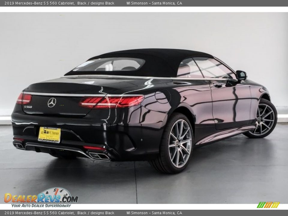2019 Mercedes-Benz S S 560 Cabriolet Black / designo Black Photo #16
