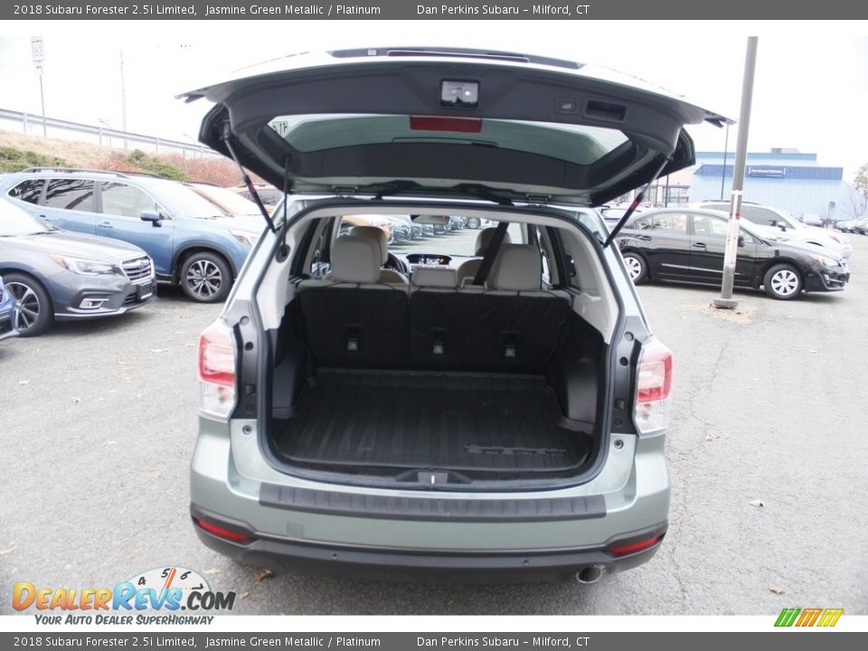 2018 Subaru Forester 2.5i Limited Jasmine Green Metallic / Platinum Photo #8