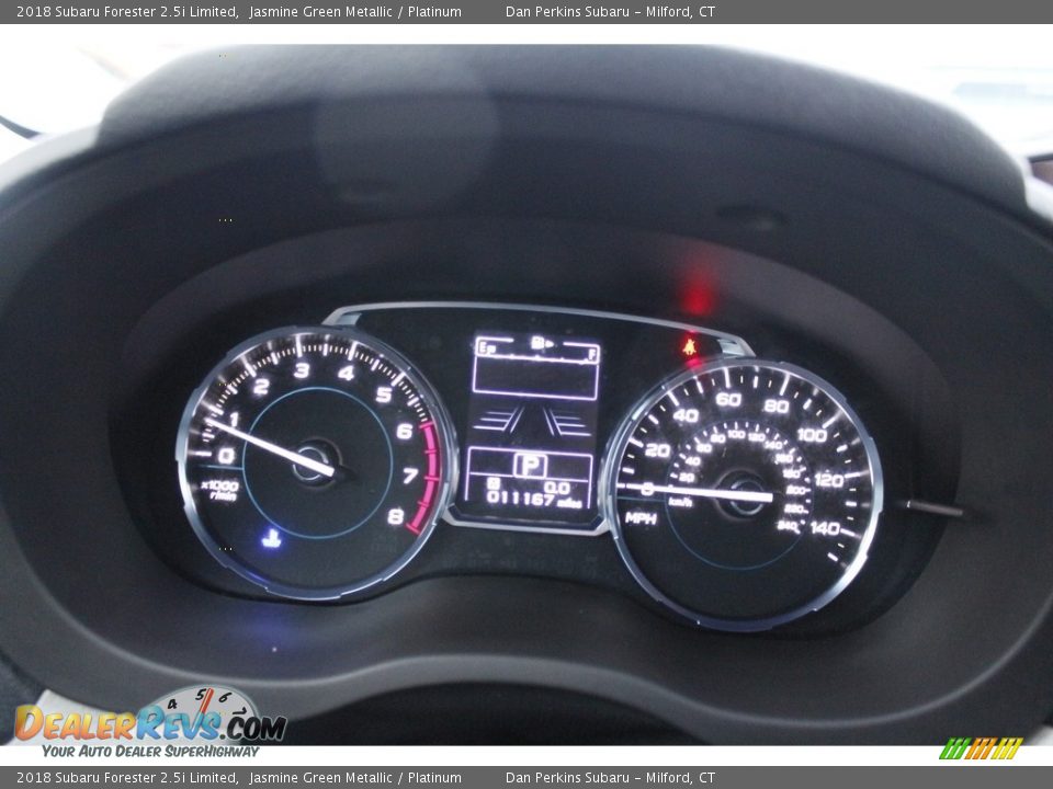 2018 Subaru Forester 2.5i Limited Jasmine Green Metallic / Platinum Photo #12