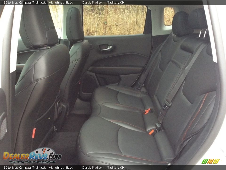 Rear Seat of 2019 Jeep Compass Trailhawk 4x4 Photo #17