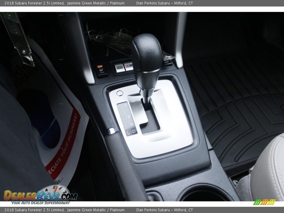 2018 Subaru Forester 2.5i Limited Jasmine Green Metallic / Platinum Photo #16