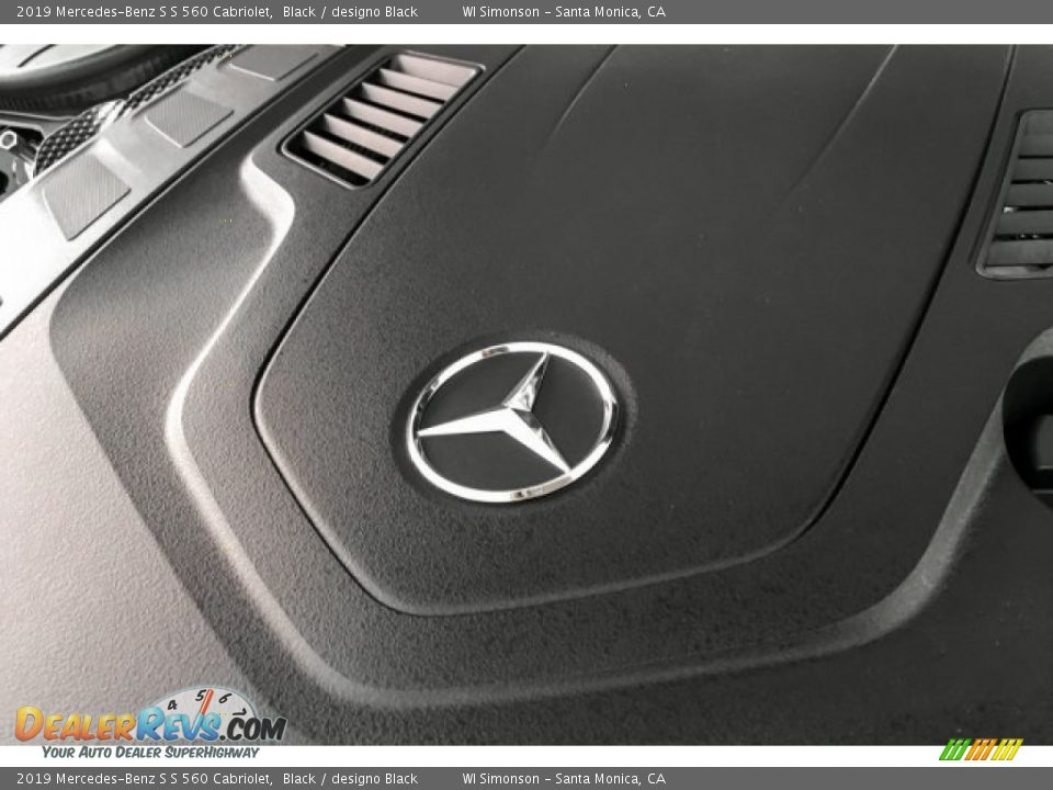 2019 Mercedes-Benz S S 560 Cabriolet Black / designo Black Photo #31