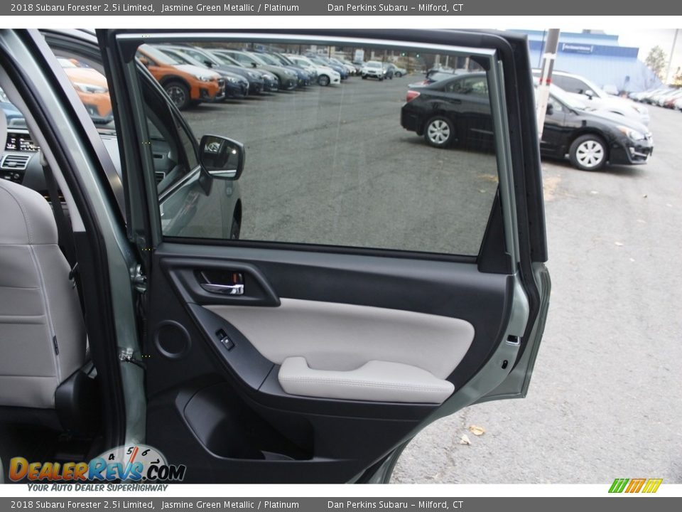 2018 Subaru Forester 2.5i Limited Jasmine Green Metallic / Platinum Photo #20