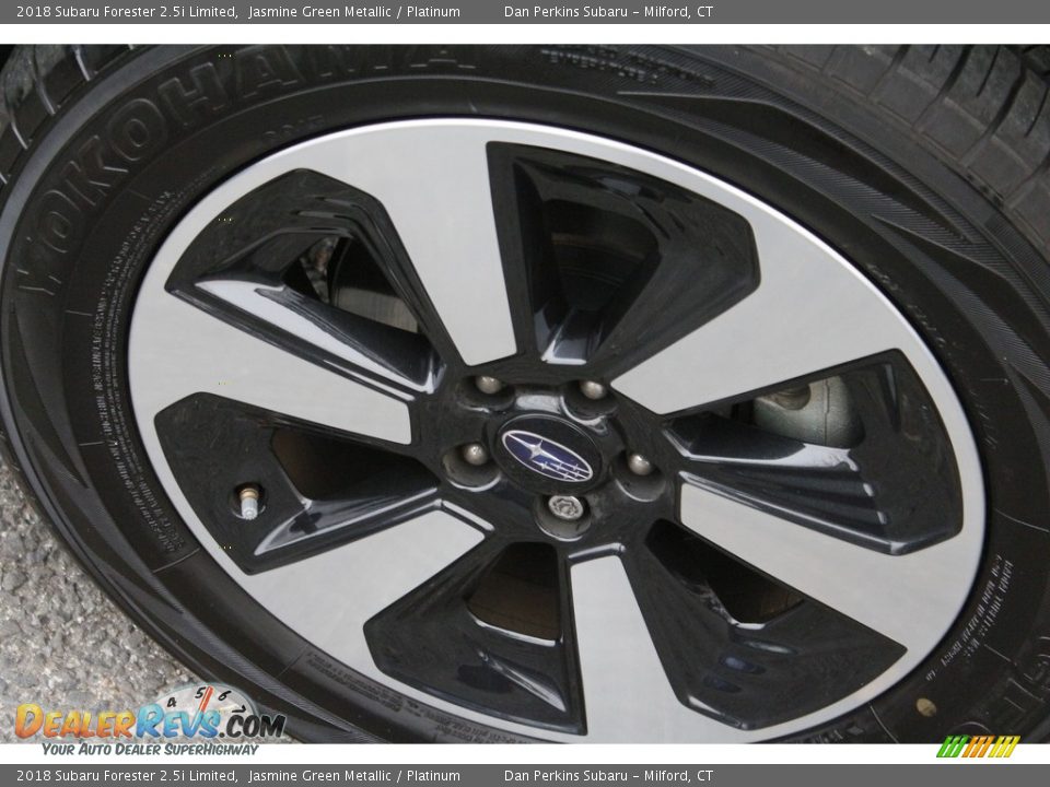 2018 Subaru Forester 2.5i Limited Jasmine Green Metallic / Platinum Photo #22