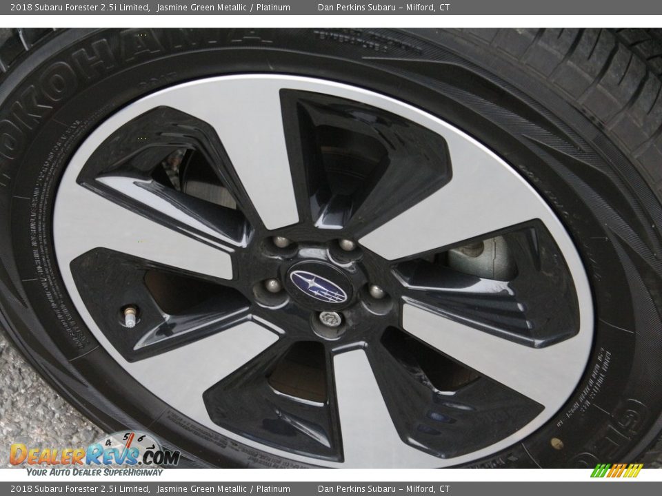 2018 Subaru Forester 2.5i Limited Jasmine Green Metallic / Platinum Photo #24