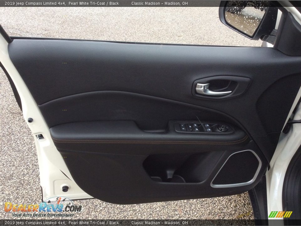 2019 Jeep Compass Limited 4x4 Pearl White Tri–Coat / Black Photo #8