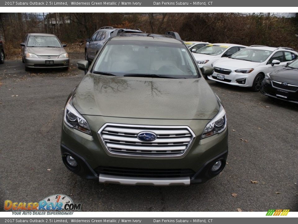 2017 Subaru Outback 2.5i Limited Wilderness Green Metallic / Warm Ivory Photo #2