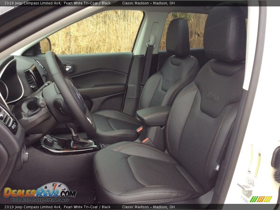 2019 Jeep Compass Limited 4x4 Pearl White Tri–Coat / Black Photo #10