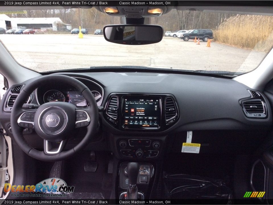 2019 Jeep Compass Limited 4x4 Pearl White Tri–Coat / Black Photo #11