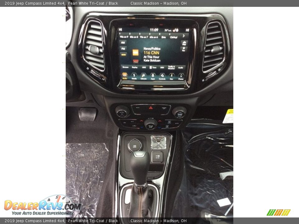 2019 Jeep Compass Limited 4x4 Pearl White Tri–Coat / Black Photo #13