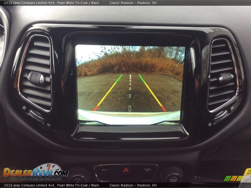 2019 Jeep Compass Limited 4x4 Pearl White Tri–Coat / Black Photo #16