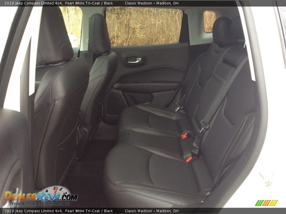2019 Jeep Compass Limited 4x4 Pearl White Tri–Coat / Black Photo #17