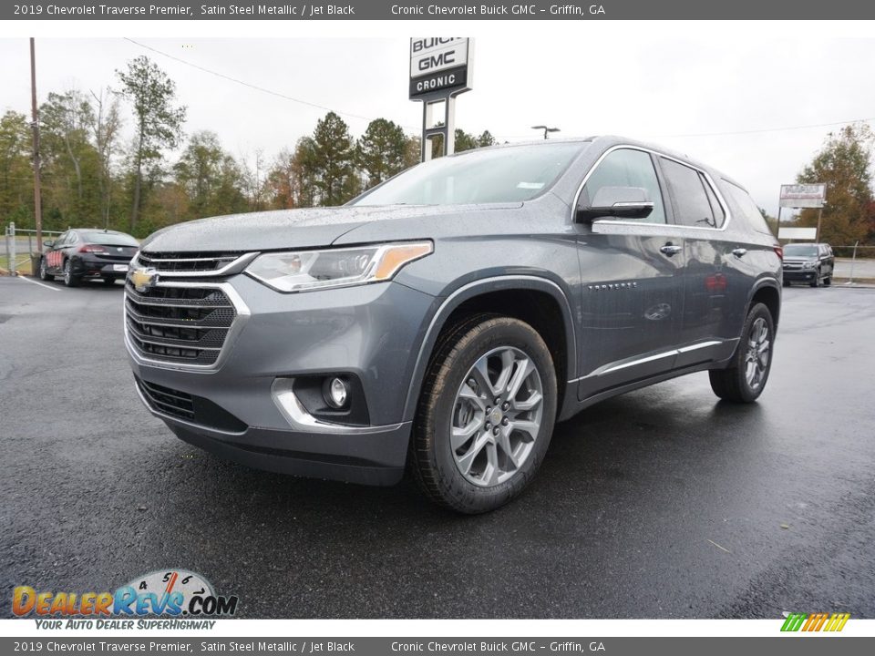 2019 Chevrolet Traverse Premier Satin Steel Metallic / Jet Black Photo #3