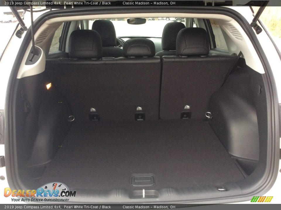 2019 Jeep Compass Limited 4x4 Pearl White Tri–Coat / Black Photo #19