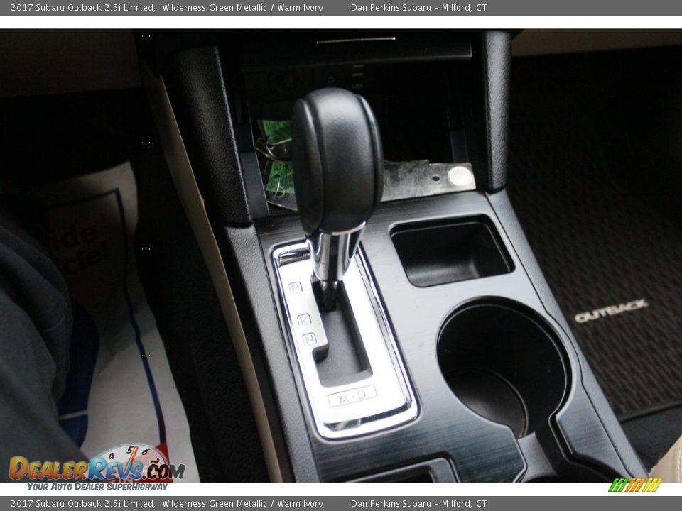 2017 Subaru Outback 2.5i Limited Wilderness Green Metallic / Warm Ivory Photo #15