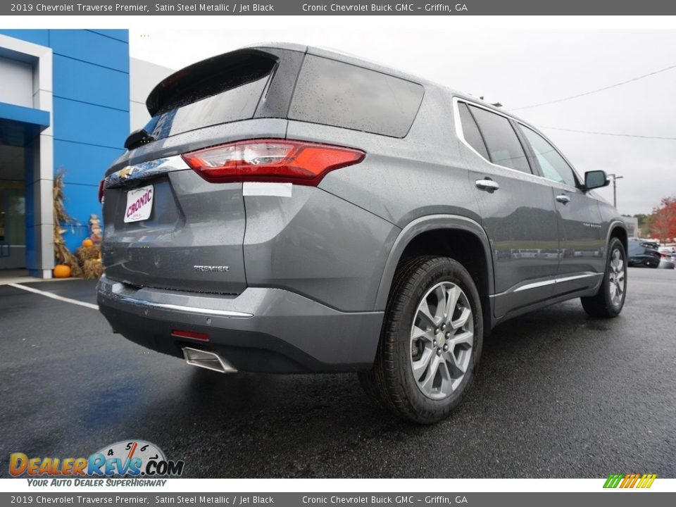 2019 Chevrolet Traverse Premier Satin Steel Metallic / Jet Black Photo #12