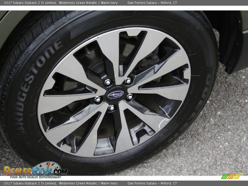 2017 Subaru Outback 2.5i Limited Wilderness Green Metallic / Warm Ivory Photo #23