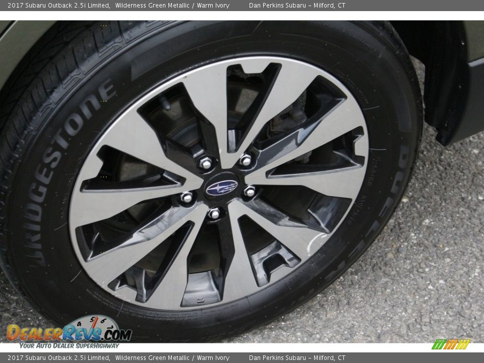 2017 Subaru Outback 2.5i Limited Wilderness Green Metallic / Warm Ivory Photo #24