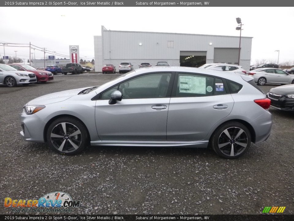 2019 Subaru Impreza 2.0i Sport 5-Door Ice Silver Metallic / Black Photo #7