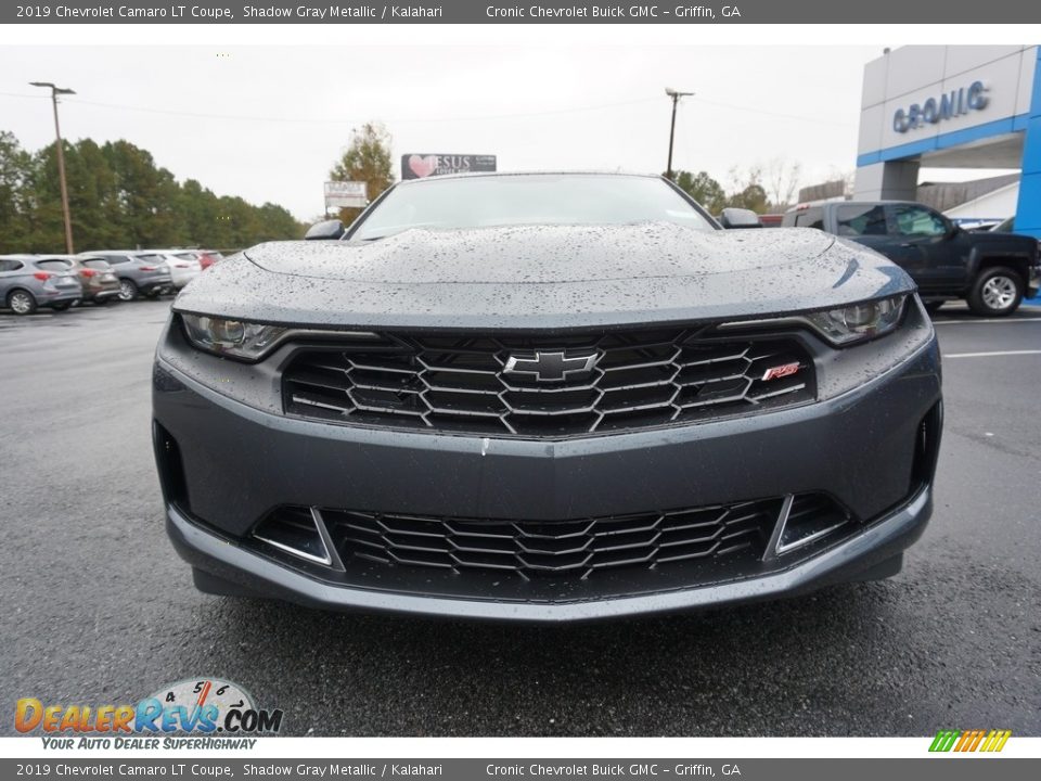 2019 Chevrolet Camaro LT Coupe Shadow Gray Metallic / Kalahari Photo #2