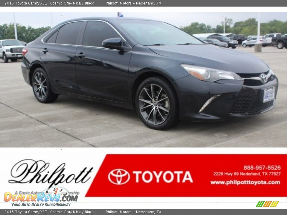 2015 Toyota Camry XSE Cosmic Gray Mica / Black Photo #1