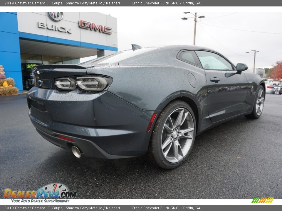 2019 Chevrolet Camaro LT Coupe Shadow Gray Metallic / Kalahari Photo #13