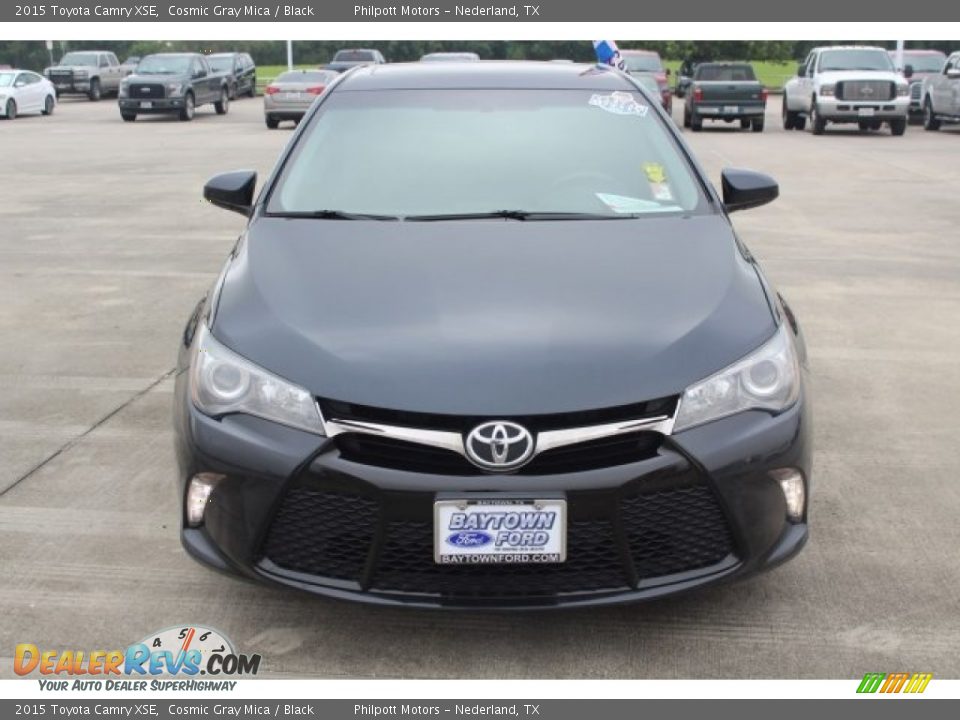 2015 Toyota Camry XSE Cosmic Gray Mica / Black Photo #2