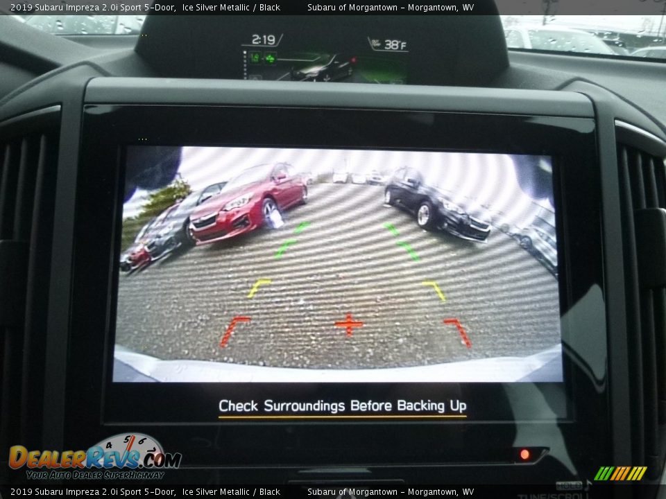 2019 Subaru Impreza 2.0i Sport 5-Door Ice Silver Metallic / Black Photo #18