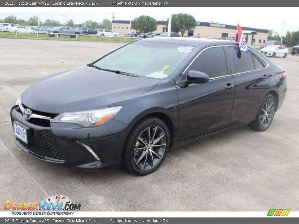 2015 Toyota Camry XSE Cosmic Gray Mica / Black Photo #3
