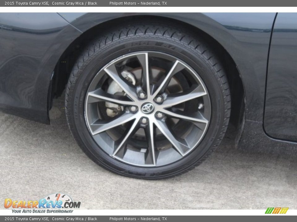 2015 Toyota Camry XSE Cosmic Gray Mica / Black Photo #4