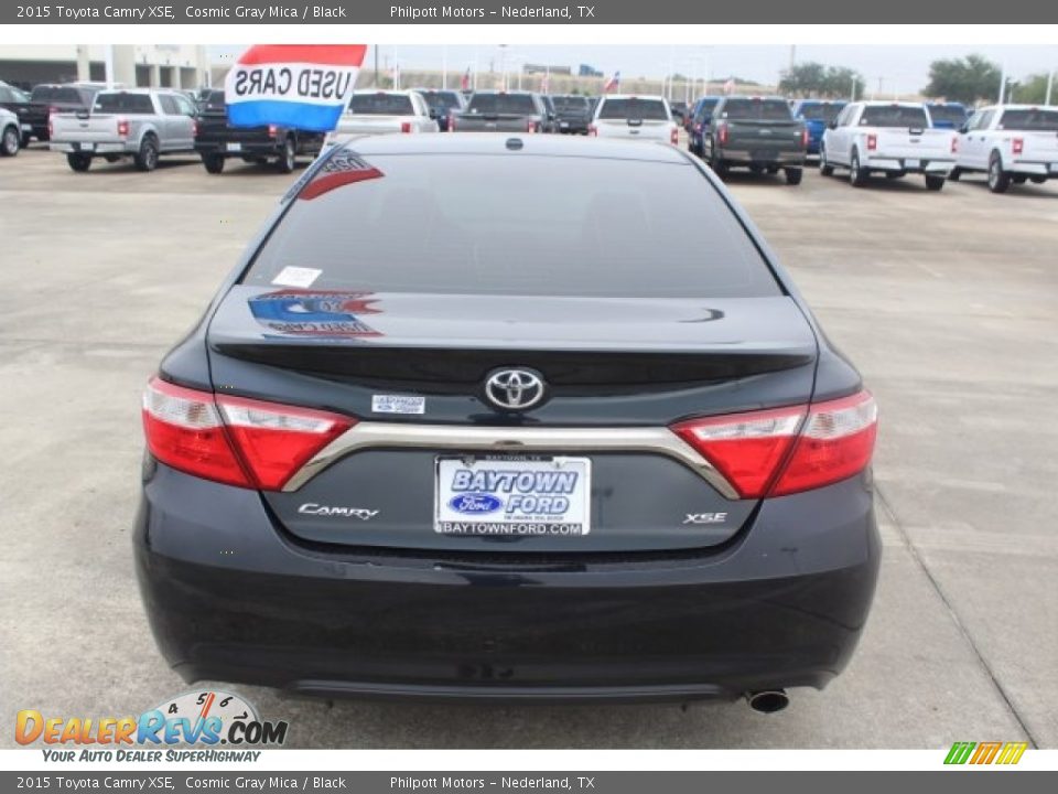 2015 Toyota Camry XSE Cosmic Gray Mica / Black Photo #8