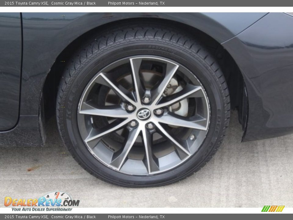 2015 Toyota Camry XSE Cosmic Gray Mica / Black Photo #12
