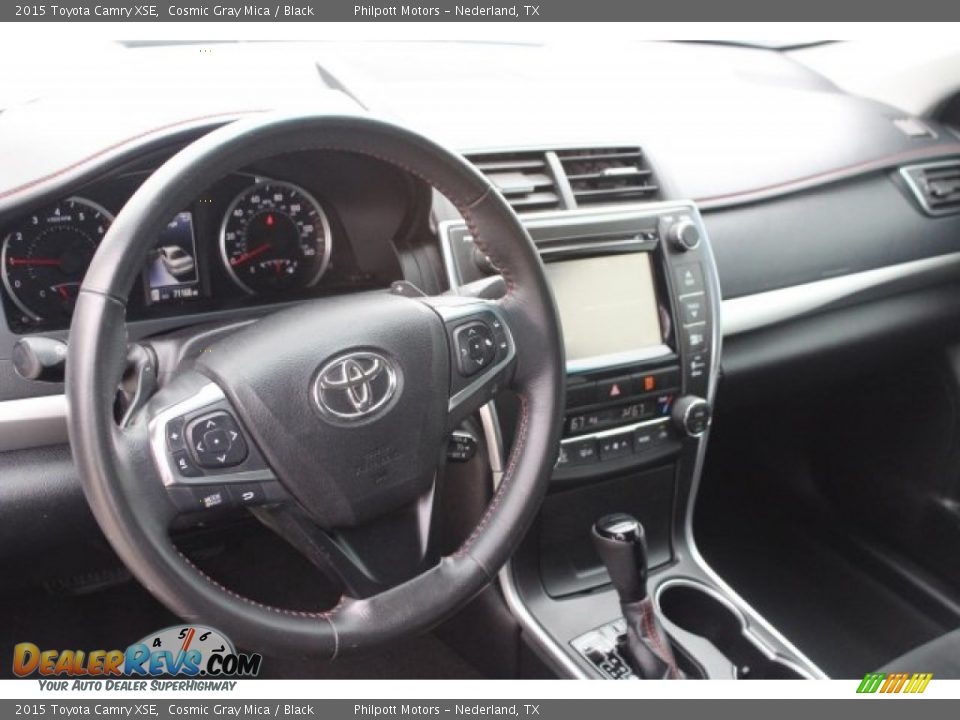 2015 Toyota Camry XSE Cosmic Gray Mica / Black Photo #14