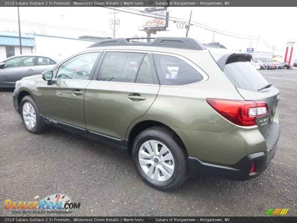 2019 Subaru Outback 2.5i Premium Wilderness Green Metallic / Warm Ivory Photo #6