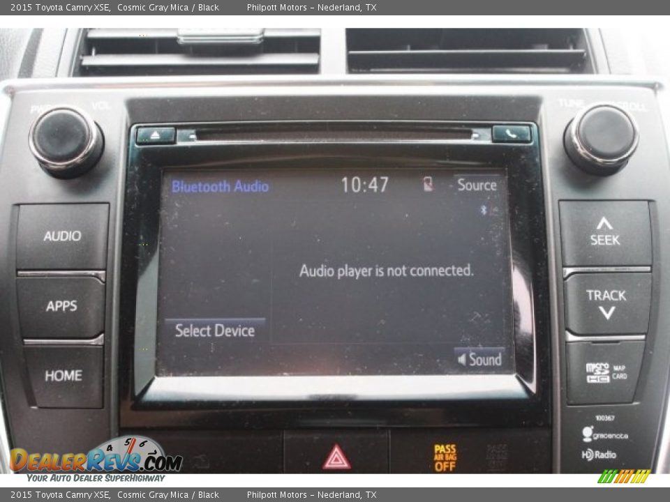 2015 Toyota Camry XSE Cosmic Gray Mica / Black Photo #18