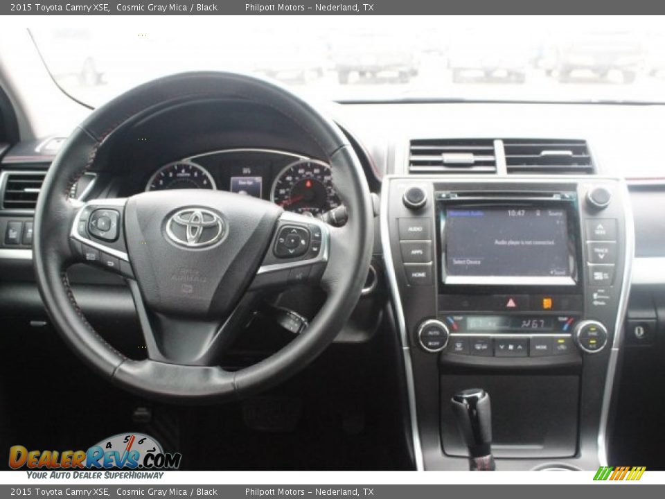 2015 Toyota Camry XSE Cosmic Gray Mica / Black Photo #27