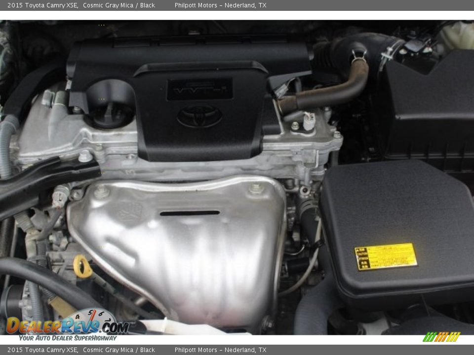 2015 Toyota Camry XSE Cosmic Gray Mica / Black Photo #35